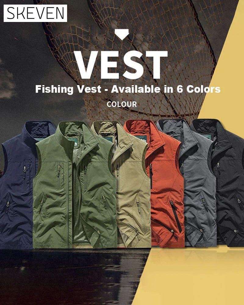 Zeitlich begrenztes Angebot – 50 % RABATT 🔥🧥 Ärmellose Herrenweste im Oversize-Schnitt mit Taschen