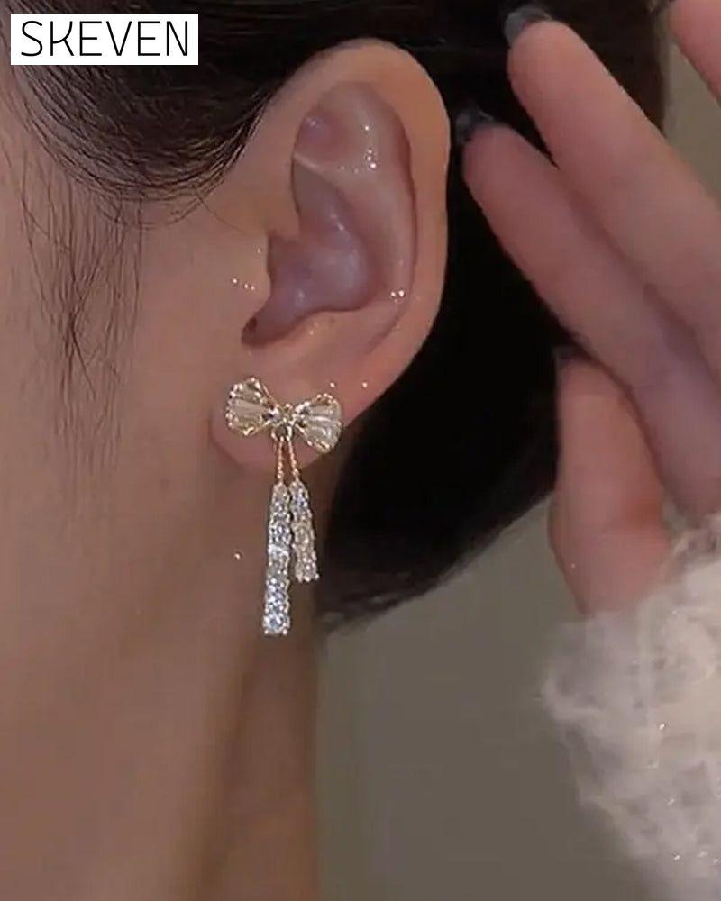Sparkling Butterfly Earrings