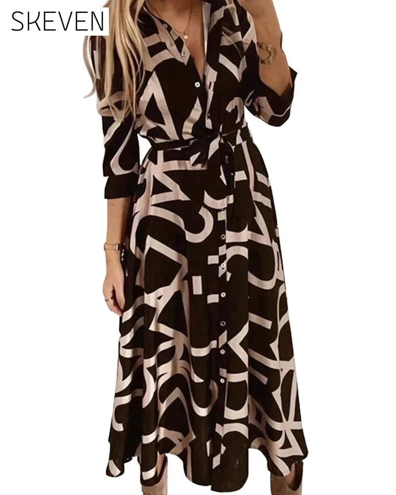 Kleid mit Reißverschluss und Bindeband