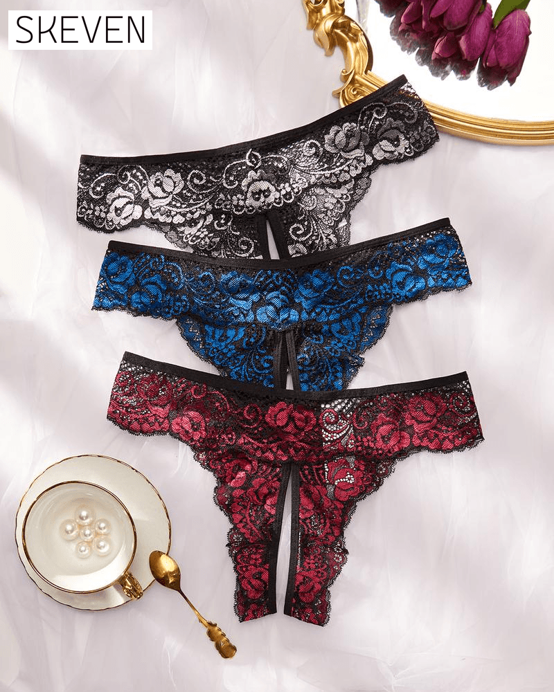 Culotte en dentelle douce, confortable et respirante pour femme, idéale en toutes saisons