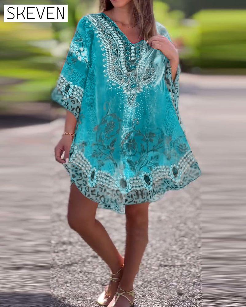 Ethnic Print Blouse