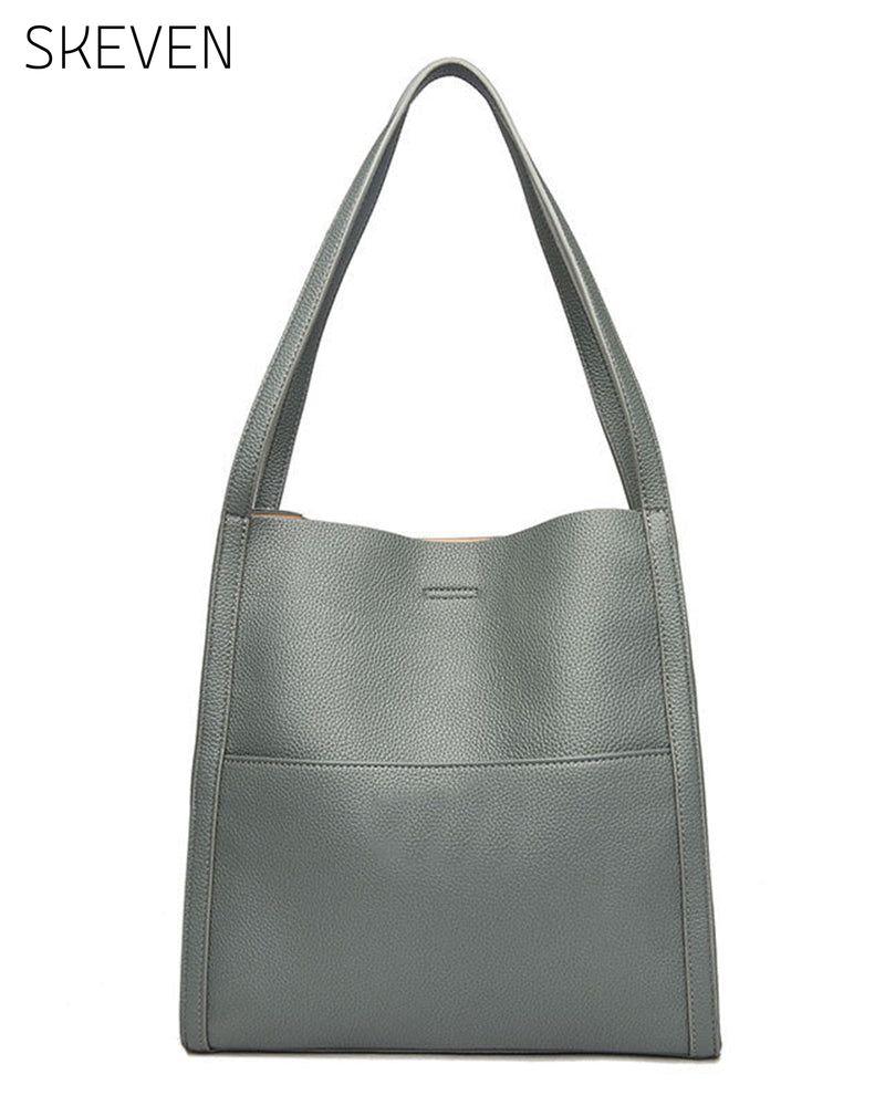 sac bandoulière simple de couleur unie