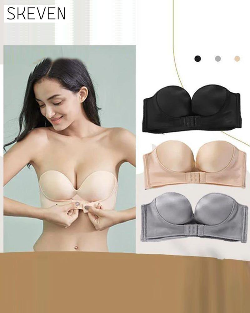 Soutien-gorge sans bretelles avec boucle sur le devant