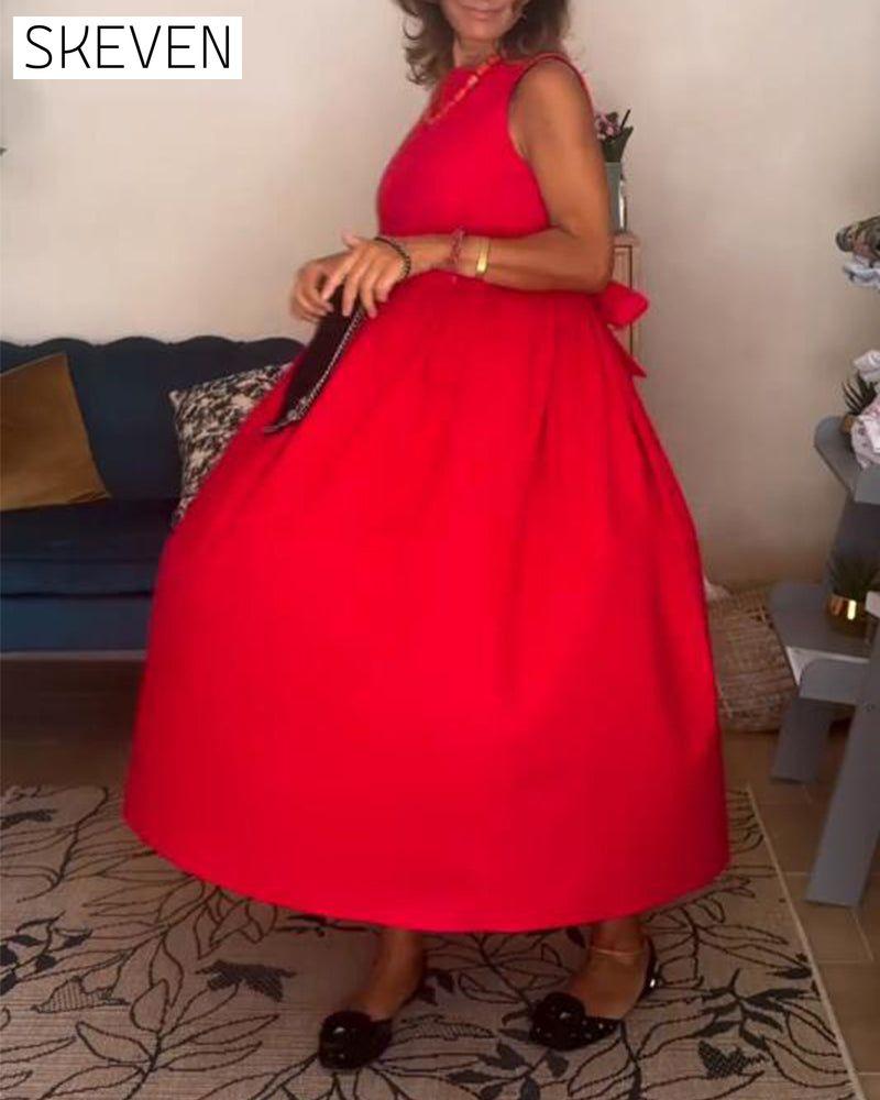 Backless Bow Dress