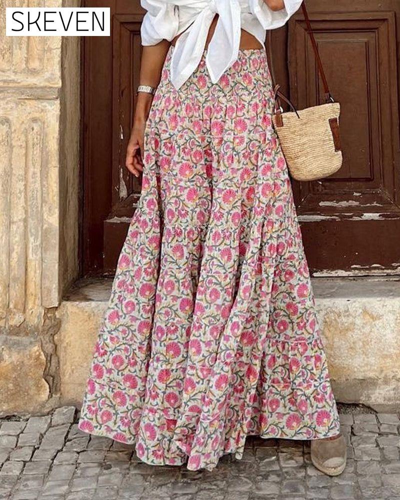 Floral skirt 23BF Casual Dresses Clothes Dress Dresses Summer