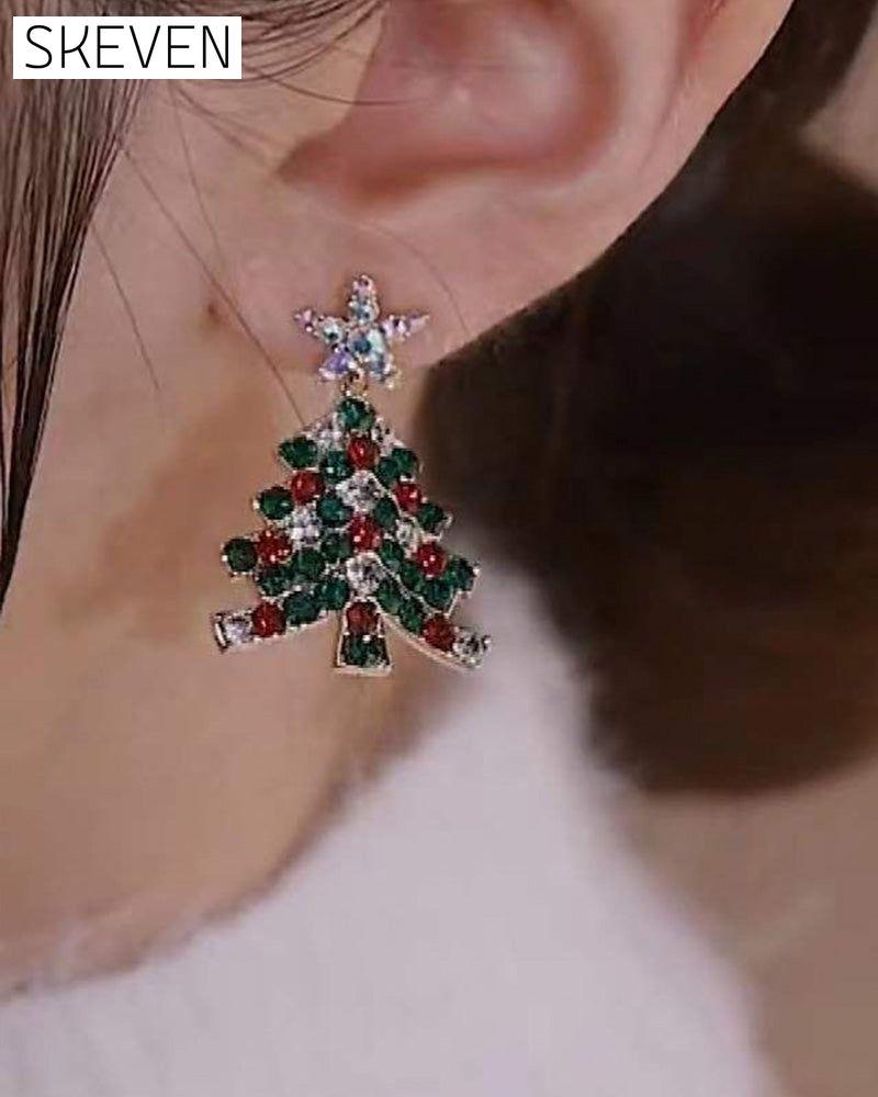 Christmas Tree Stud Earrings