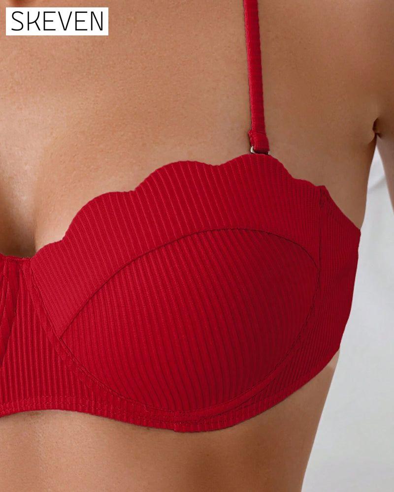 Bikini sexy à soutien-gorge triangle