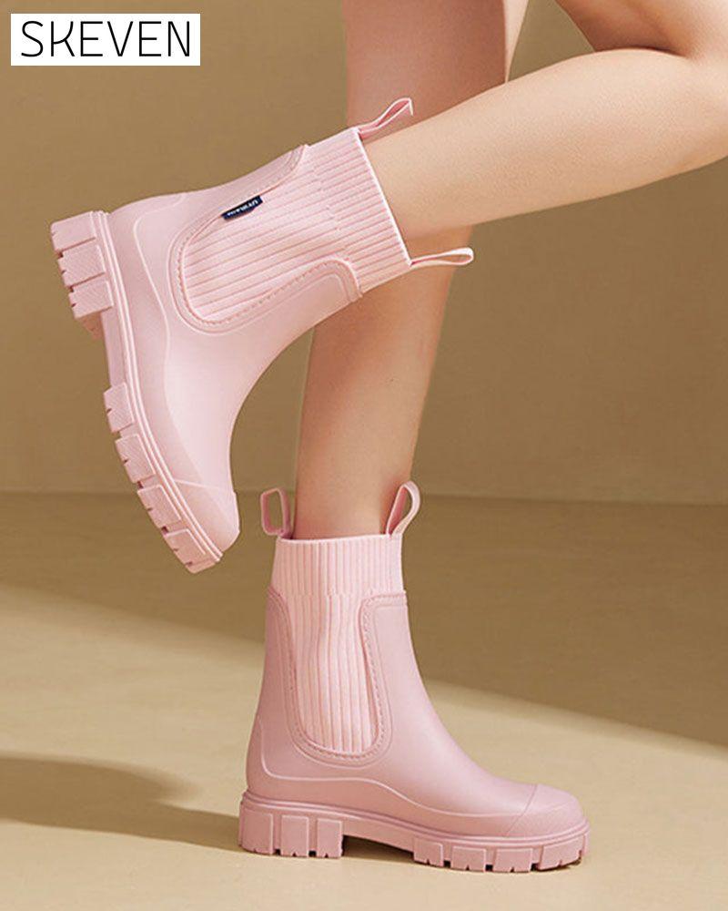 ☔️Waterproof Non-Slip Thick Sole Mid-Calf Boots