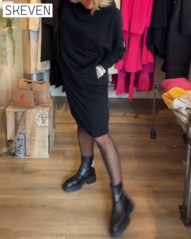 Kapuzenkleid mit Taschen