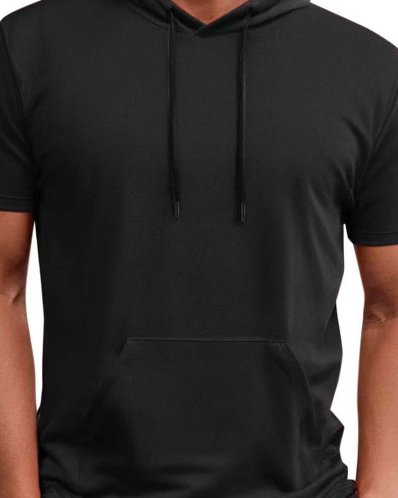 Hooded Quick Dry Short Sleeve T-Shirt
