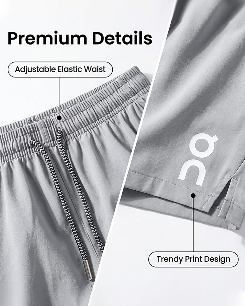 Loose Casual Drawstring Elastic Waist Shorts
