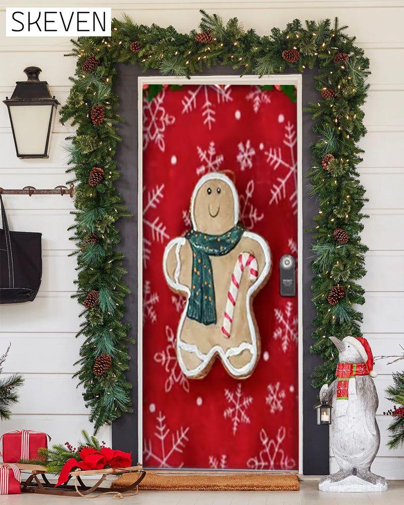 🌟2025 Christmas And Halloween Front Door Decoration