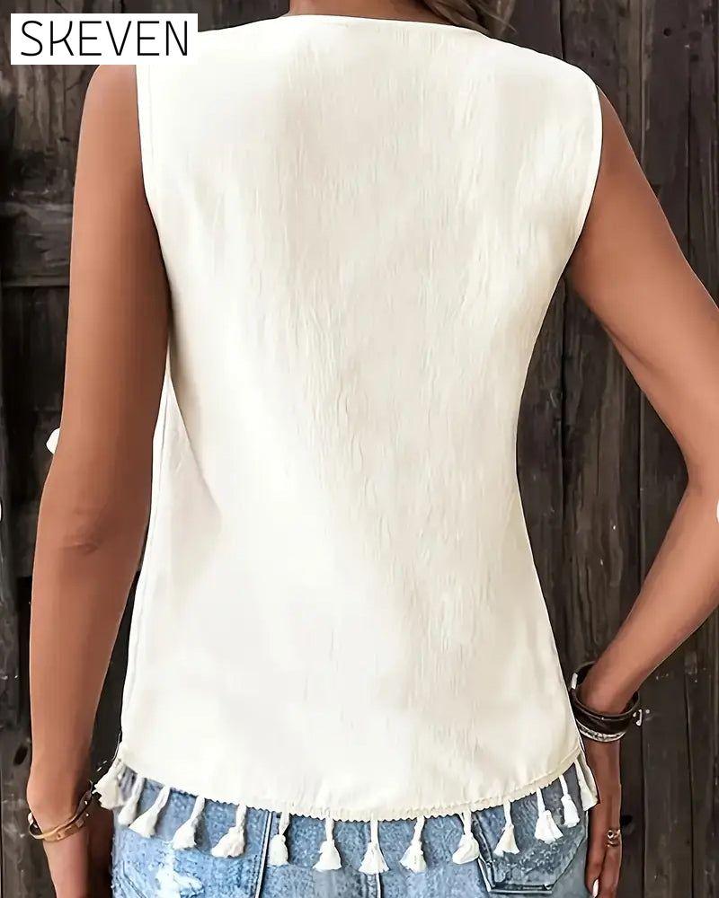 Tanktop im Boho-Stil