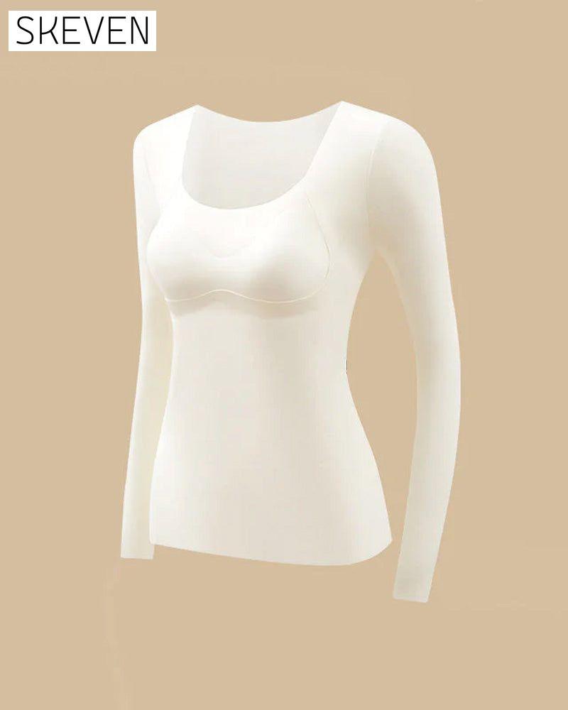 Nahtloses Thermotop für Damen mit integriertem BH