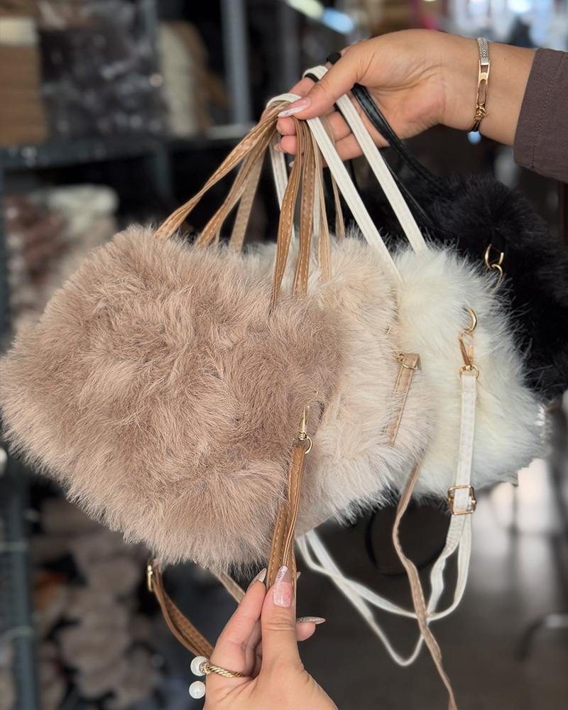 Fashion Plush Shoulder Bag
