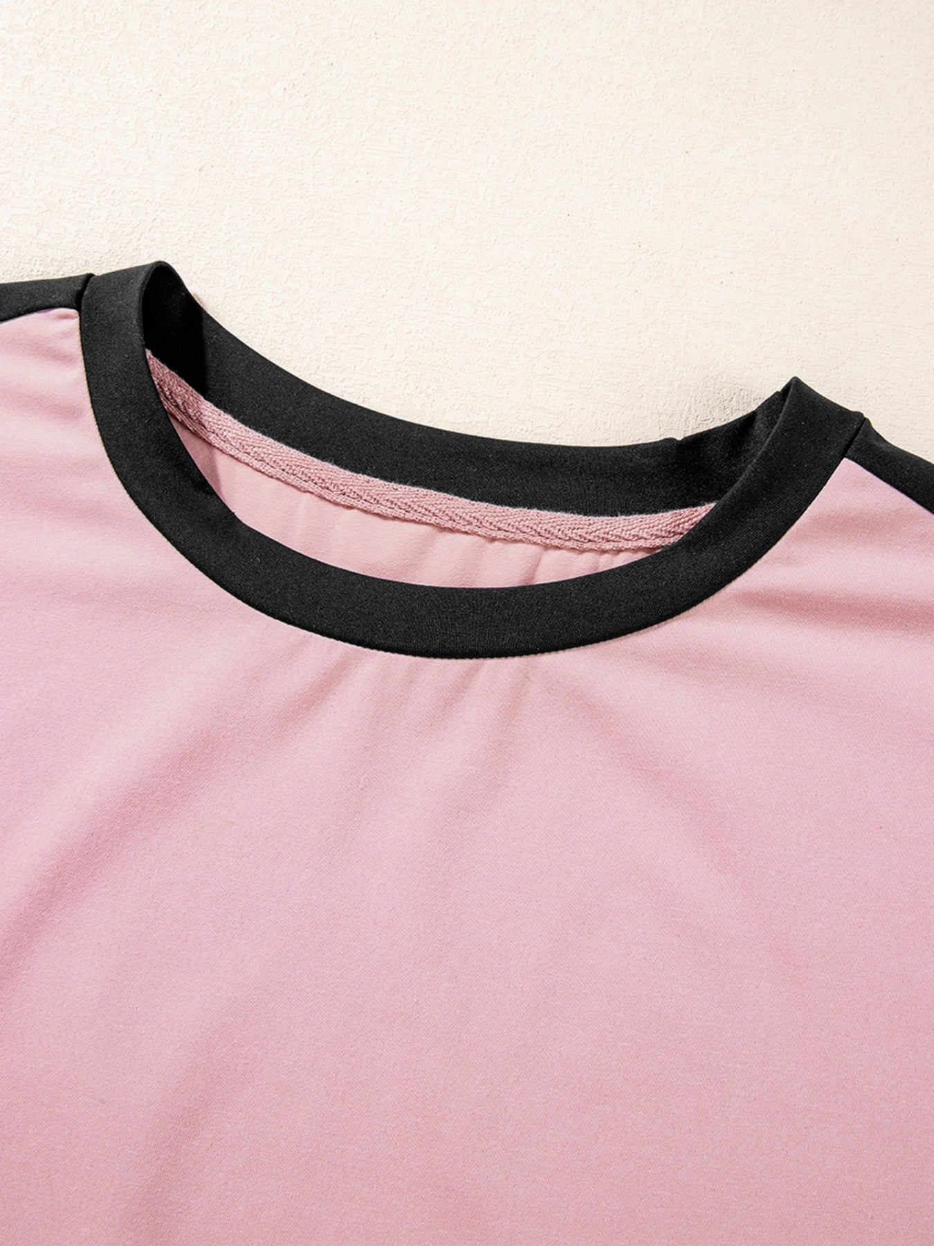 Color Block Trim 2 Tone Contrasted Tank and Pants Set