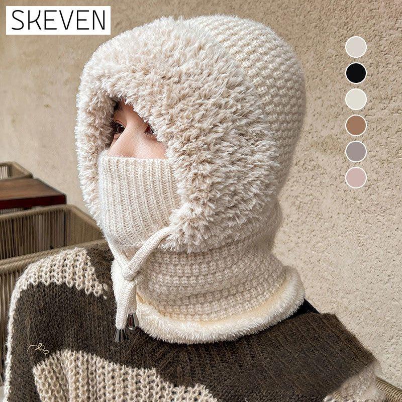 Chapeau et écharpe coupe-vent pour femmes