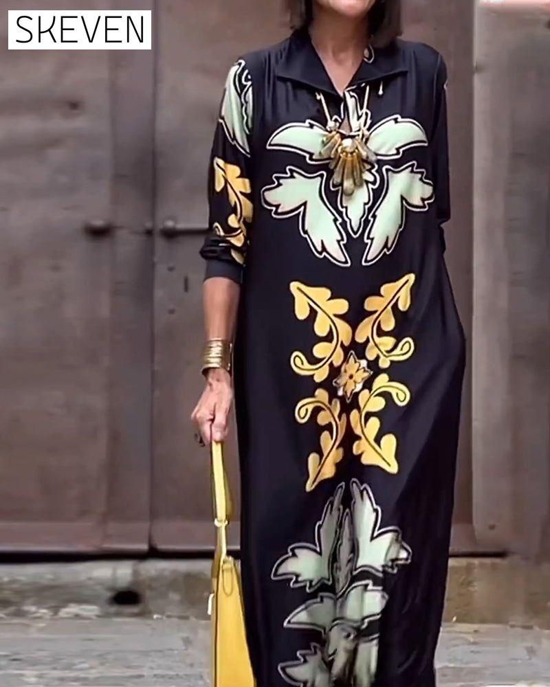 Reversbedrucktes Modekleid