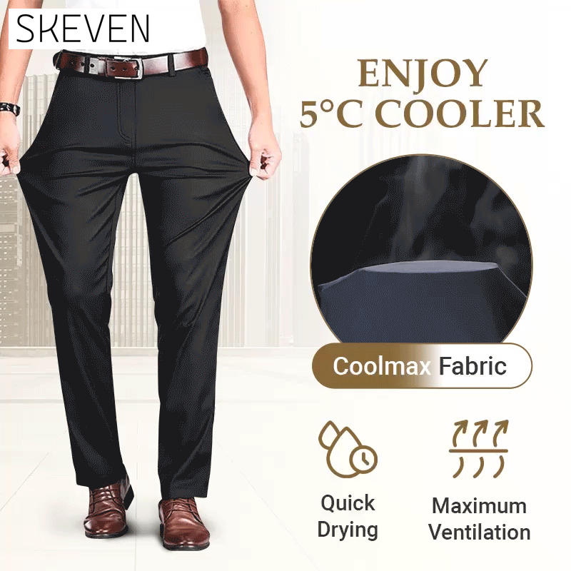 Men's High Stretch Straight Fit Pants