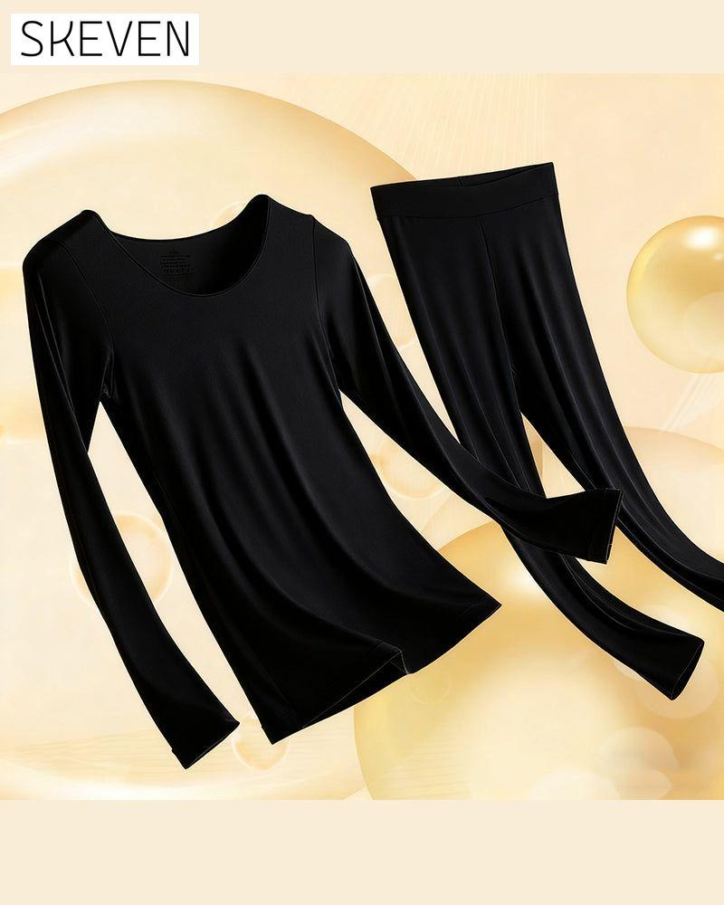 Sous-vêtements thermiques ultra-fins et sans coutures pour femmes