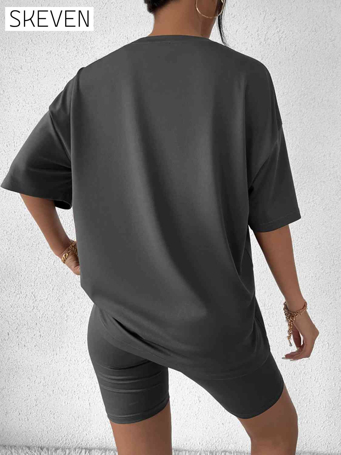 BROOKLYN NYC Graphic Top and Shorts Set clothes lounge lounge wear lounge wear sets loungewear S&M&Y Ship From Overseas
