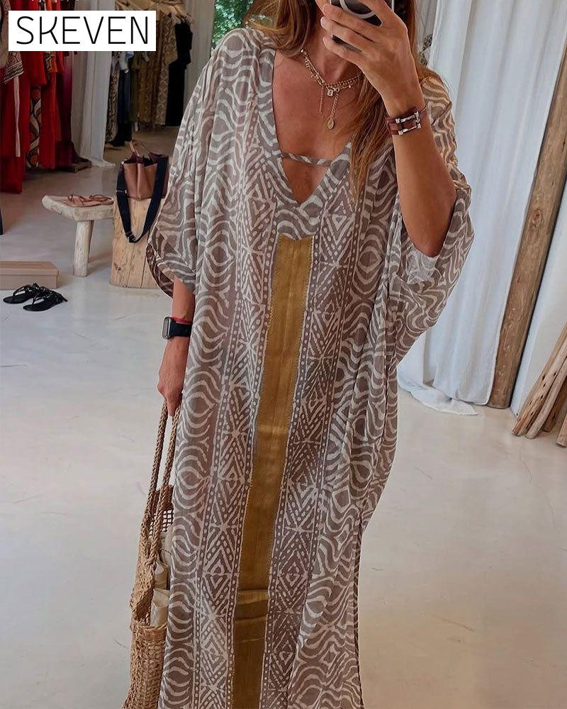 Lässiges Kleid im Vintage-Stil für den Urlaub