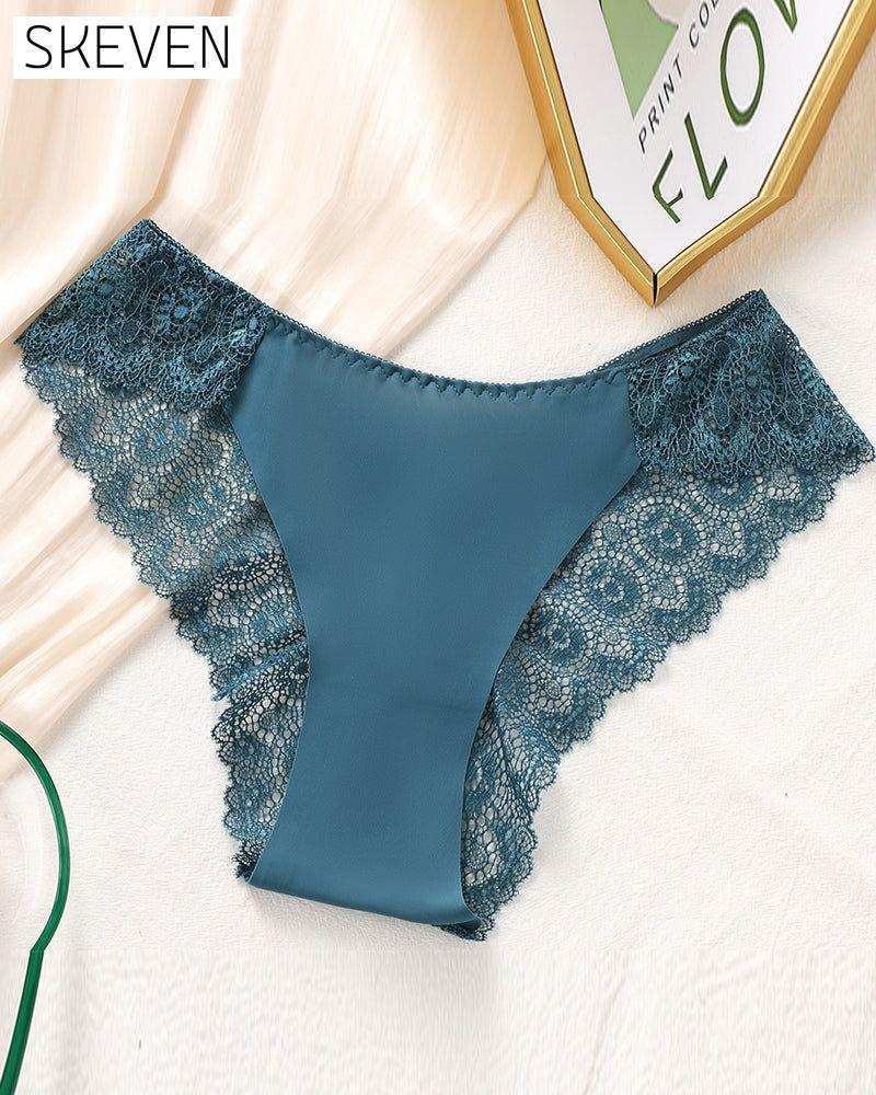 Lace Women's Contrast Lace Panty Set