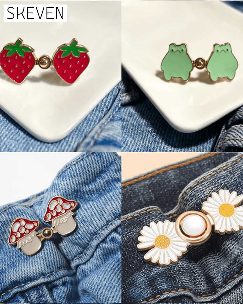 Boutons mignons à taille marquée de motifs de dessins animés