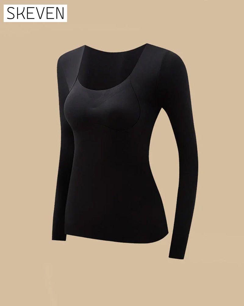 Nahtloses Thermotop für Damen mit integriertem BH