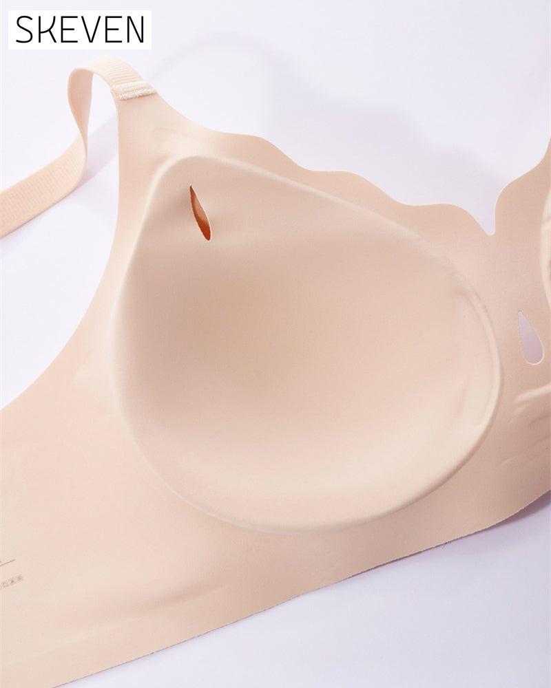 Damen-BH mit tropfenförmigem, hohlem, gewelltem Blumenmuster