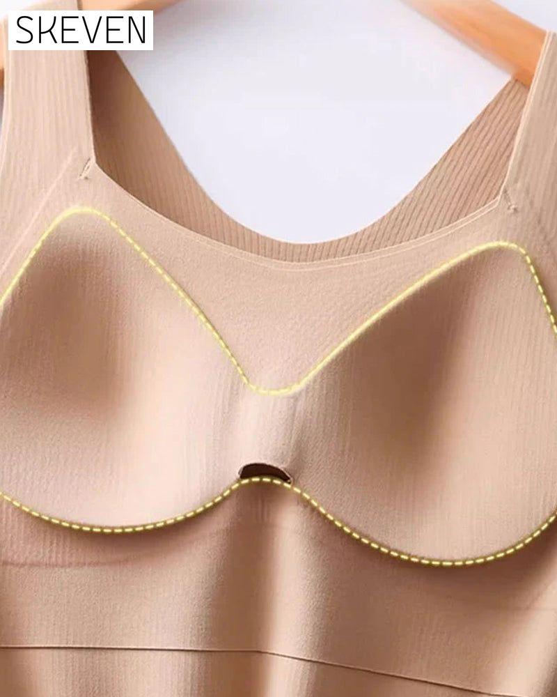 Women's Thermal Gilet with Built-In Bra