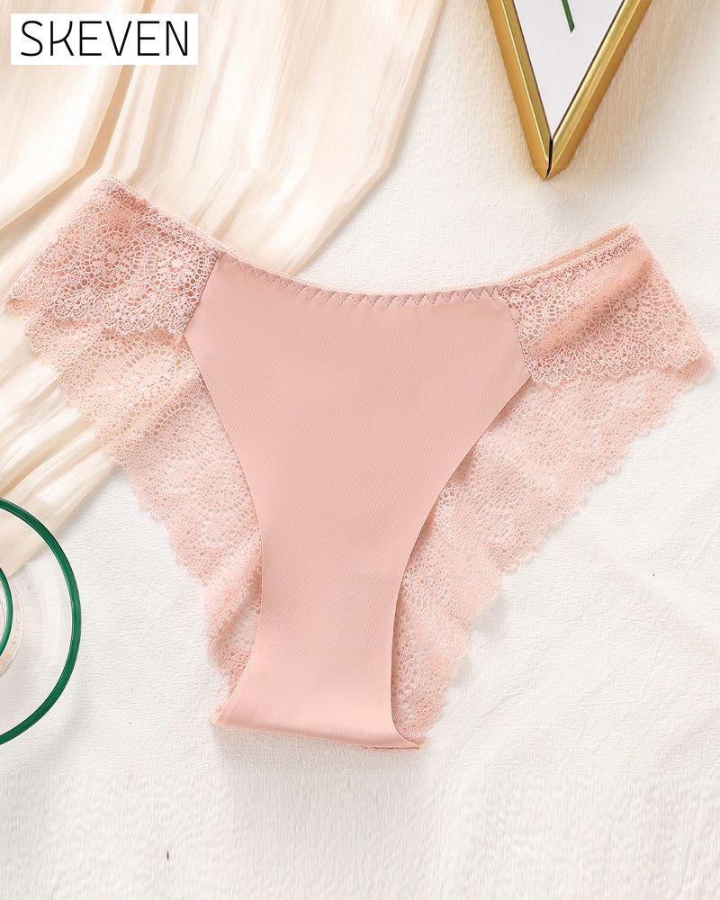 Lace Women's Contrast Lace Panty Set