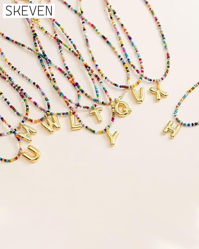 🔥 Farbenfrohe Boho-Halskette für Damen