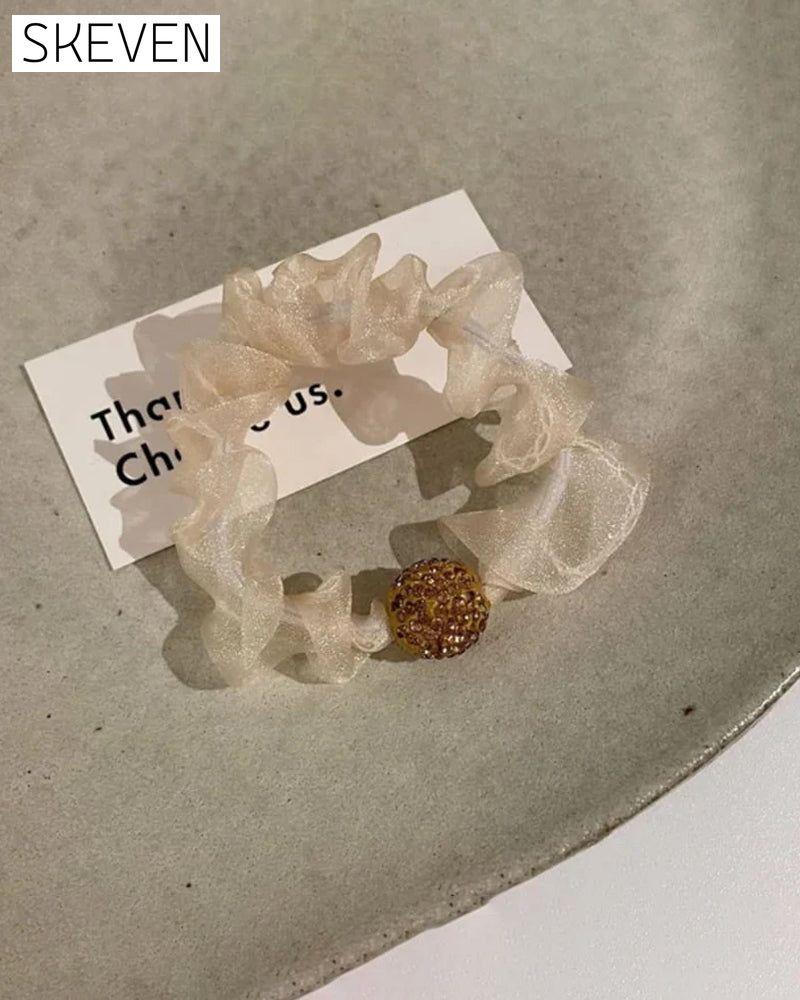 Elegante Strass-Haarbänder aus Netzgewebe 💎🎀