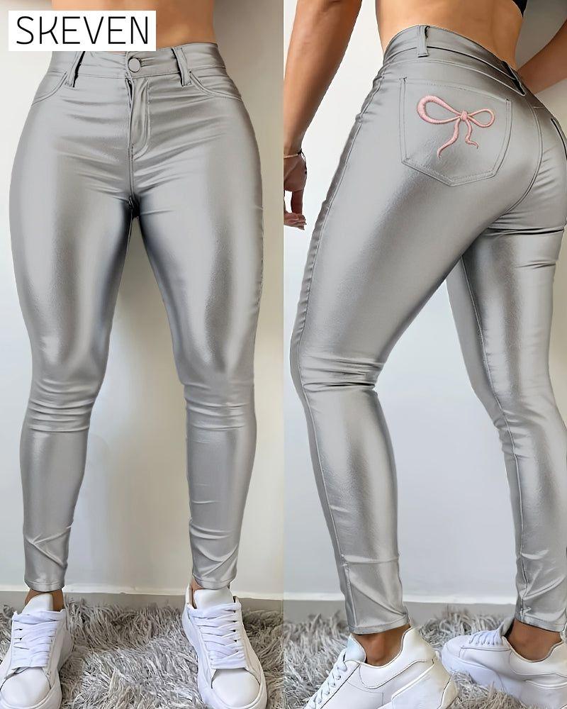 Black Stylish Stretch Leggings