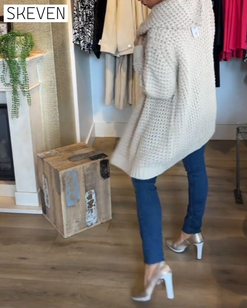 Solid colour cardigan