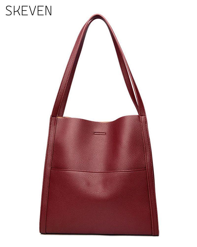 sac bandoulière simple de couleur unie