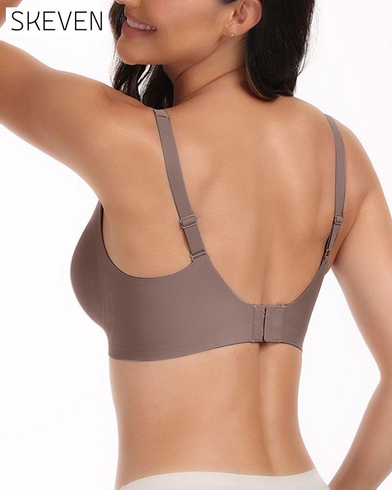 Women's Comfortable Seamless Full Cup Creamy Soft Bra