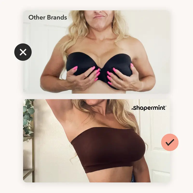 ⏳⏳LAST DAY SALE ONLY ￡10.99!!🔥Aurelle™ No-Slip Convertible Bandeau – 3-Way Wear, Wire-Free & Trusted by 50K+ Women👙🇬🇧