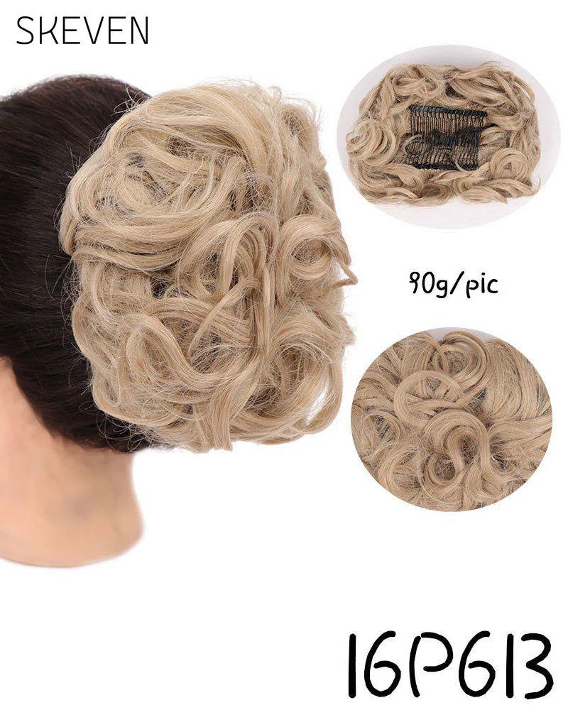 Curly Chignon Comb Clip