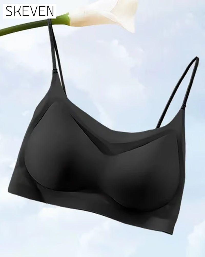 Soutien-gorge ultra-fin, sans coutures, en soie glacée, ultra confortable.