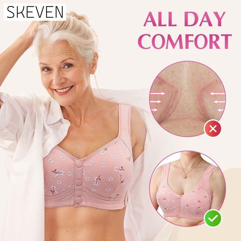 Comfortable & Convenient Front Button Bra