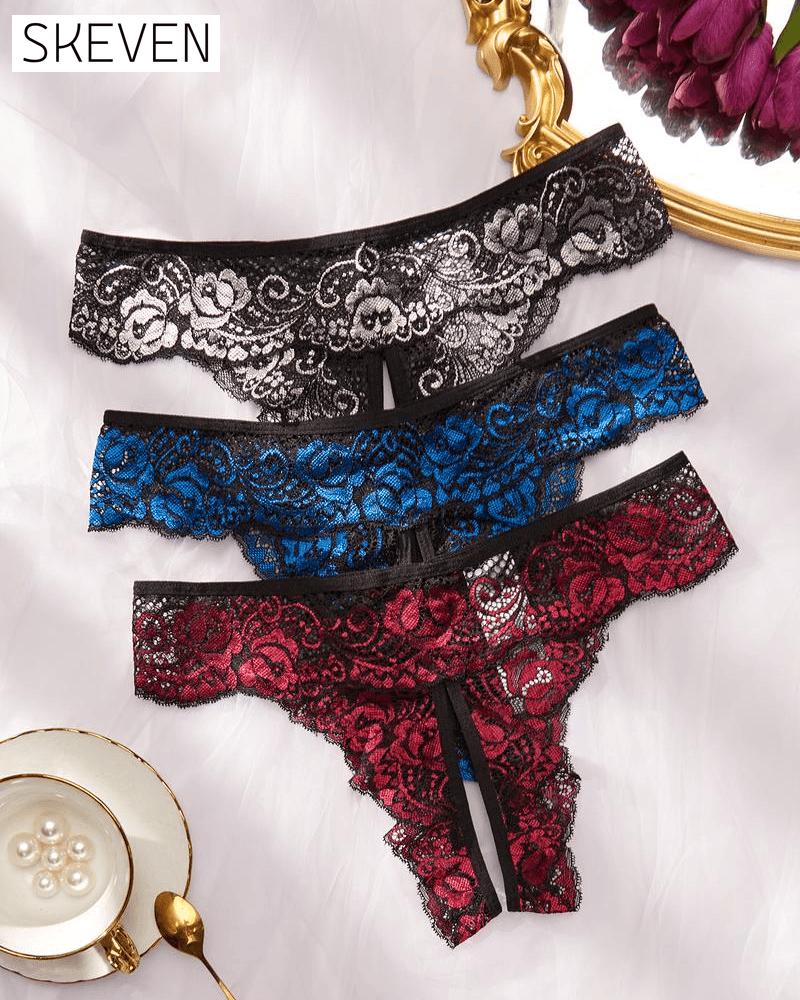 Culotte en dentelle douce, confortable et respirante pour femme, idéale en toutes saisons