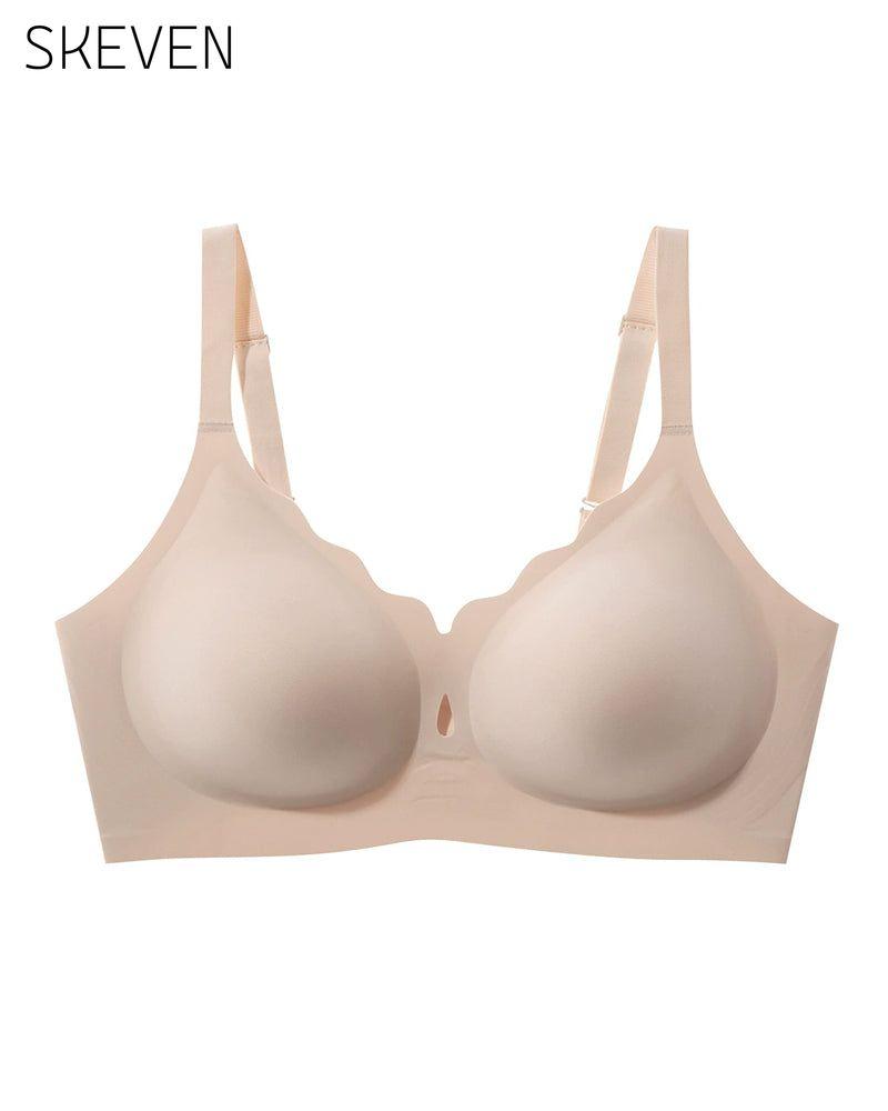 Damen-BH mit tropfenförmigem, hohlem, gewelltem Blumenmuster