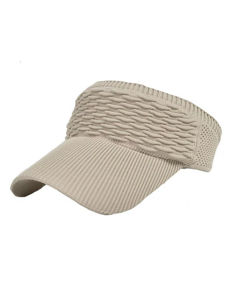 Women's High Ponytail Sun Visor Hats