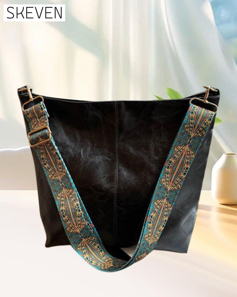 Sac seau vintage à bandoulière grande capacité