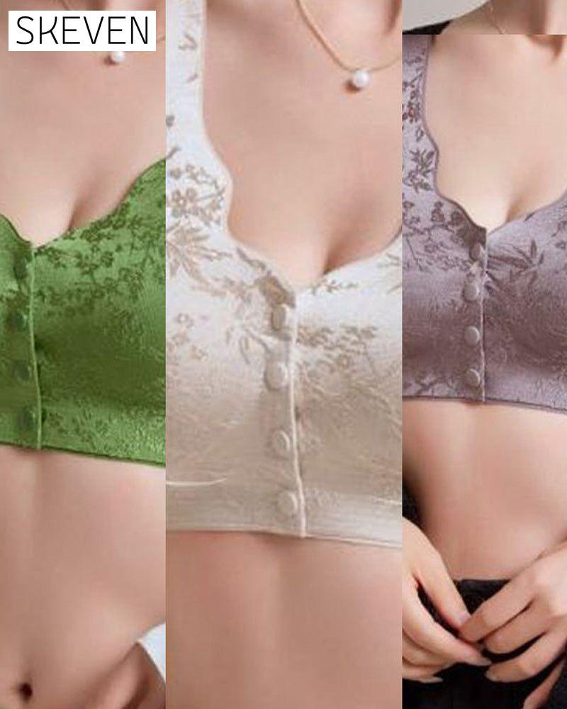 Comfort Front Closure & Wire-Free Seamless Bra