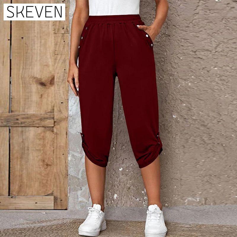 Casual Elastic Waist Trousers best Best Sellings bottoms clothes pants Plus Size Sale Topseller