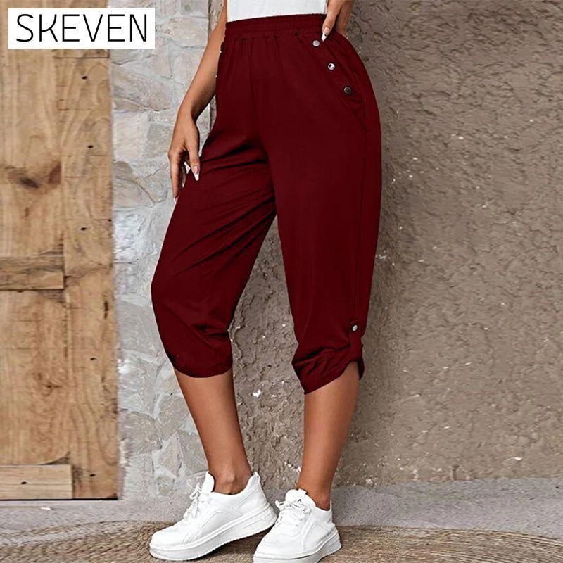 Casual Elastic Waist Trousers best Best Sellings bottoms clothes pants Plus Size Sale Topseller