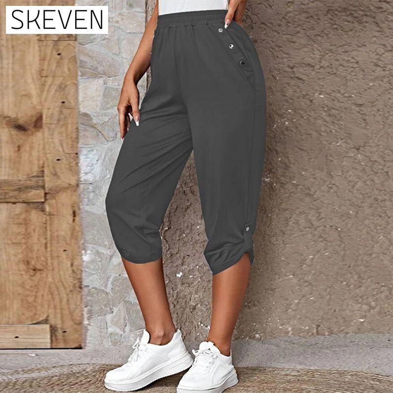 Casual Elastic Waist Trousers best Best Sellings bottoms clothes pants Plus Size Sale Topseller